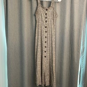 Leopard Ankle Length Dress